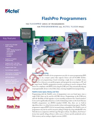 FLASHPRO 3 datasheet  